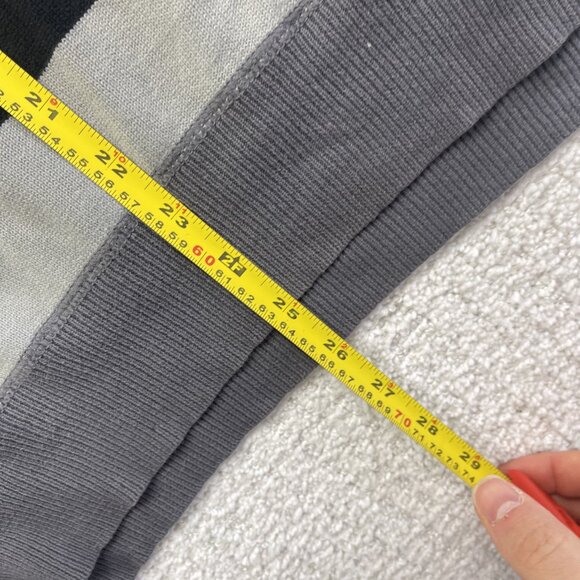 Y2K Hurley Mens Pullover Sweatshirt Long Sleeve Striped Men Sz M Surf Read - Picture 12 of 16